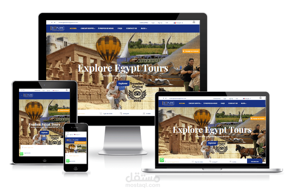 Explore Egypt Tours Multilingual International Travel Platform